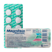 Magnésia Bisurada 10 pastilhas