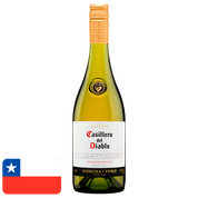 Vinho Branco Seco Casillero del Diablo Chileno Chardonnay 750ml 