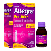 Allegra Pediátrico Suspensão Oral 6mg/ml 60ml