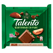 Chocolate Talento Castanhas-do-Pará 85g 