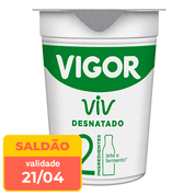 Iogurte Natural Vigor Viv Desnatado 150g - data próx