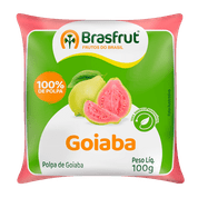 Polpa de Fruta Congelada Brasfrut Goiaba 100g 