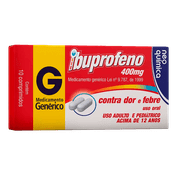Ibuprofeno Neo Química 400mg 10 Comprimidos