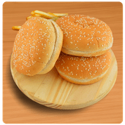 Pão de Hambúrguer 1un - aprox 90g 