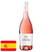 Vinho Rosé Grenache Attitude Espanhol Fino Meio Seco 750ml 
