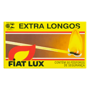 Fósforo Fiat Lux Extra Longo c/ 50 un 
