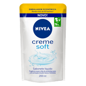 Sabonete Líquido Nivea Creme Soft Refil 200ml 