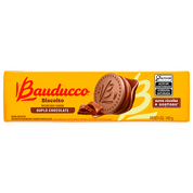Biscoito Bauducco Recheado Duplo Chocolate 140g 