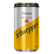 Água Tônica Schweppes Sem Açúcar 220ml 