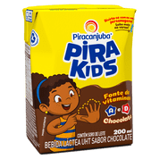 Bebida Láctea Piracanjuba PiraKids Chocolate 200ml 