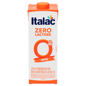 Leite Longa Vida Italac Semi Desnatado Zero Lactose 1L 