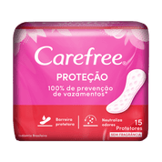 Absorvente Protetor Diário Carefree C/ Perfume c/ 15 un 