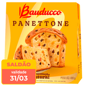 Panettone de Frutas Bauducco 400g - data próx