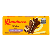 Biscoito Bauducco Wafer Triplo Chocolate 140g 