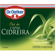 Chá Dr. Oetker Capim Cidreira 10 Saquinhos