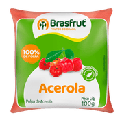Polpa de Fruta Congelada Brasfrut Acerola 100g 