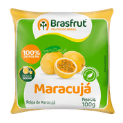 Polpa de Fruta Congelada Brasfrut Maracujá 100g 
