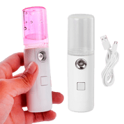 Mini Vaporizador Facial Recarregável USB com LED