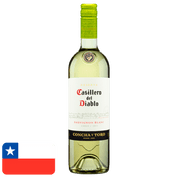 Vinho Branco Seco Casillero del Diablo Chileno Sauvignon Blanc 750ml 