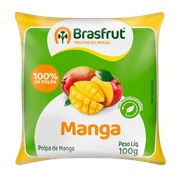Polpa de Fruta Congelada Brasfrut Manga 100g 
