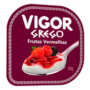Iogurte Grego Vigor Frutas Vermelhas 90g 