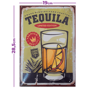 Quadro Decorativo Tequila 19cm x 28,5cm