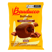 Bolo Bauducco Duplo Chocolate 40g 