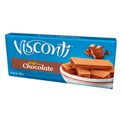 Biscoito Visconti Wafer Chocolate 120g 