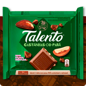 Chocolate Talento Castanhas-do-Pará 85g