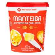 Manteiga Member´s Mark com Sal  Pote 500g