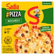 Pizza Sadia Congelada Mussarela 440g 