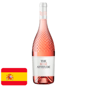 Vinho Rosé Grenache Attitude Espanhol Fino Meio Seco 750ml 