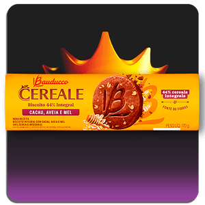 Biscoito Bauducco Cereale Cacau, Aveia e Mel 170g