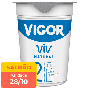 Iogurte Natural Vigor Viv 150g  - data próx