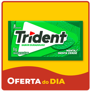 Chiclete Trident Menta 8g 