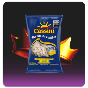 Biscoito de Polvilho Cassini Queijo 100g