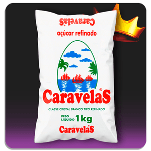 Açúcar Refinado Caravelas 1kg