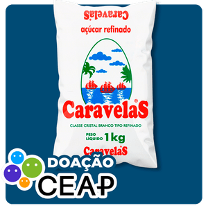 [doação] Açúcar Refinado Caravelas 1kg 