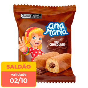 Bolo Ana Maria Chocolate 70g  - data próx