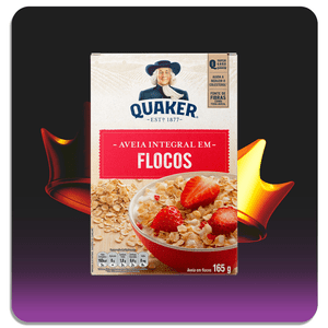 Aveia em Flocos Quaker 165g 