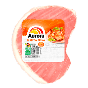 Bisteca Suína Aurora Congelada 1kg