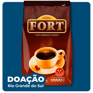 [doação] Café Em Pó Fort Tradicional Pouch 500g