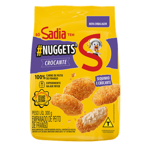 Empanado de Frango Sadia Nuggets Crocante 300g