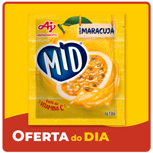 Refresco em Pó Mid Maracujá 20g