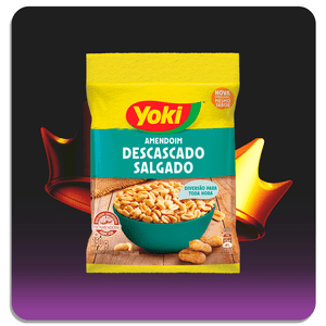 Amendoim Torrado Salgado Yoki Sem Casca 150g