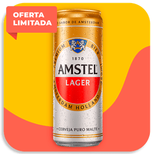 Cerveja Amstel Lata Sleek 350ml