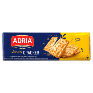 Biscoito Adria Cream Cracker 170g 