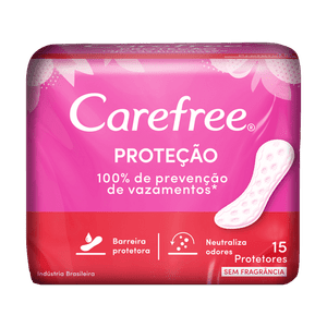 Absorvente Protetor Diário Carefree C/ Perfume c/ 15 un