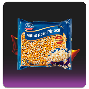 Milho de Pipoca São Braz 500g 