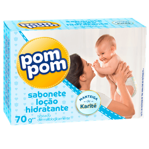 Sabonete Infantil Pom Pom Hidratante 70g 